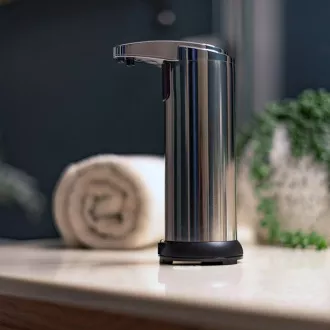 Distribuitor automat de săpun PLATINET, fără atingere, din oțel inoxidabil