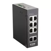 Comutator D-Link DIS-100E-8W cu 8 porturi negestionate cu 8 x porturi 10/100 BaseT(X)