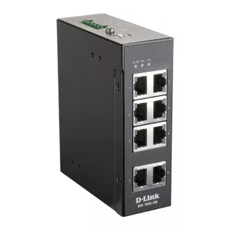 Comutator D-Link DIS-100E-8W cu 8 porturi negestionate cu 8 x porturi 10/100 BaseT(X)