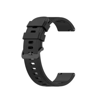 Curea de silicon Amazfit 20 mm (negru) Curea de silicon Amazfit 20 mm (negru)