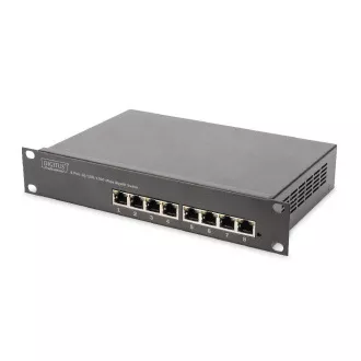 DIGITUS Comutator Gigabit Ethernet DIGITUS cu 8 porturi, 10 inci, negestionat