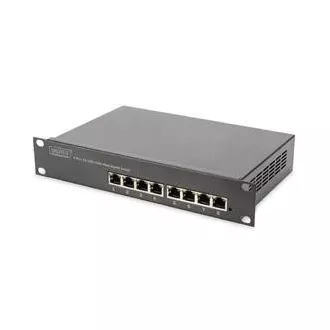 DIGITUS Comutator Gigabit Ethernet DIGITUS cu 8 porturi, 10 inci, negestionat