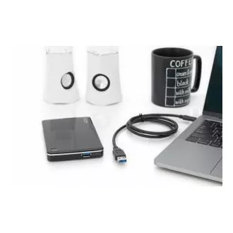 Cablu de conectare Digitus USB tip C tip C la AM/M 1,0 m Toate funcțiile Gen2 3A 10 GB Versiunea 3.1 CE Albastru