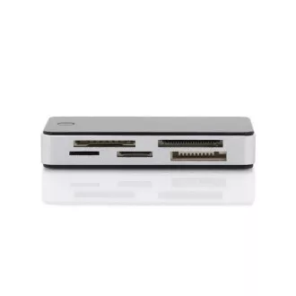 Cititor de carduri DIGITUS USB 3.0 cu cablu de conectare USB 1m Suport carduri MS / SD / SDHC / MiniSD / M2 / CF / MD / SDXC