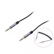 CONNECT IT Wirez Cablu jack audio de 3,5 mm, răsucit, 1,8 m