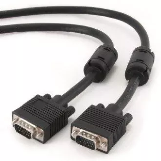 GEMBIRD Cablu de conectare la mon 15M/15M VGA 15m ecranat suplimentar, ferită NEGRU GEMBIRD Cablu de conectare la mon 15M/15M VGA 15m ecranat suplimentar, ferită NEGRU