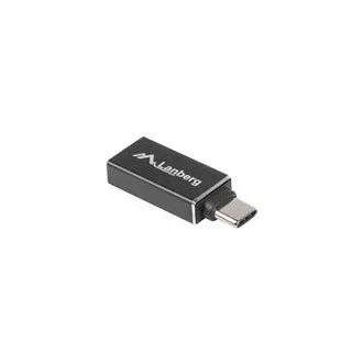 Adaptor LANBERG USB-C(M) 3.1 la USB-A(F) negru OTG
