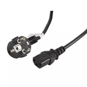 LANBERG CEE 7/7 CEE pentru IEC 320 C13 CORD DE ALIMENTARE 3M VDE negru LANBERG CEE 7/7 CEE pentru IEC 320 C13 CORD DE ALIMENTARE 3M VDE negru