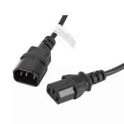 Cablu LANBERG IEC 320 C13 la C14 1,8M negru