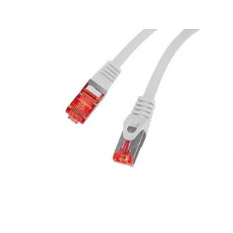 LANBERG Cablu patch CAT 6 S-FTP, AWG 26/7, LSZH, cupru, gri, 0,25m