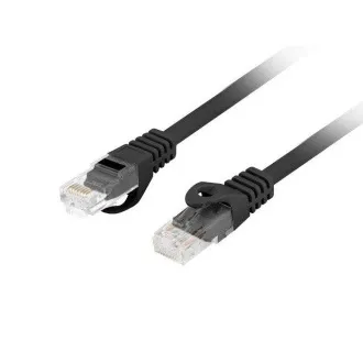 LANBERG Cablu patch CAT.6 UTP LSZH CU 3M negru Fluke Passed