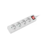 LANBERG Cablu de prelungire 1.5M 4X clasic cu întrerupător cablu de cupru alb
