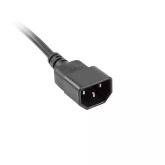 LANBERG Cablu de extensie pentru echipamente UPS, lungime 1m, 5x ieșiri, negru LANBERG Cablu de extensie pentru echipamente UPS, lungime 1m, 5x ieșiri, negru