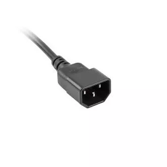 LANBERG Cablu de extensie pentru echipamente UPS, lungime 1m, 5x ieșiri, negru LANBERG Cablu de extensie pentru echipamente UPS, lungime 1m, 5x ieșiri, negru