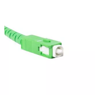 LANBERG patch cord optic SM SC/APC-SC/APC simplex 35m LSZH G657B3 diametru 3mm, culoare albă