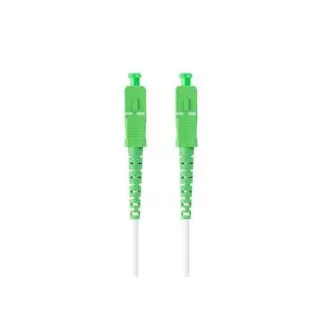 LANBERG patch cord optic SM SC/APC-SC/APC simplex 35m LSZH G657B3 diametru 3mm, culoare albă