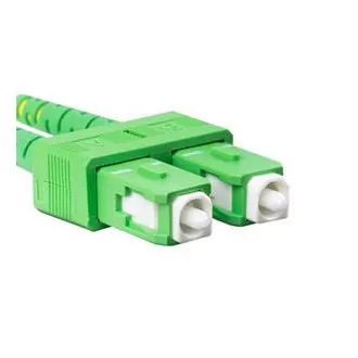 Cablu optic de conectare LANBERG SM SC/APC-SC/APC duplex 2m LSZH G657A1 diametru 3mm, culoare galbenă Cablu optic de conectare LANBERG SM SC/APC-SC/APC duplex 2m LSZH G657A1 diametru 3mm, culoare galbenă