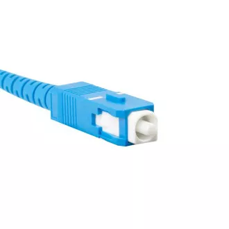 Cablu optic de conectare LANBERG SM SC/UPC-SC/UPC simplex 2m LSZH G657A1 diametru 3mm, culoare galbenă