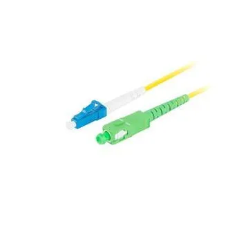 LANBERG patch cord optic SM LC/UPC-SC/APC simplex 2m LSZH G657A1 diametru 3mm, culoare galbenă