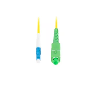 LANBERG patch cord optic SM LC/UPC-SC/APC simplex 5m LSZH G657A1 diametru 3mm, culoare galbenă