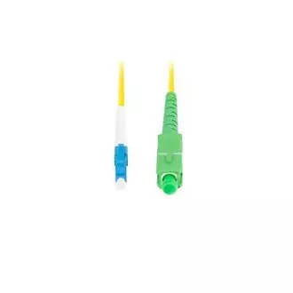 LANBERG patch cord optic SM LC/UPC-SC/APC simplex 5m LSZH G657A1 diametru 3mm, culoare galbenă