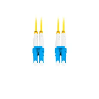 LANBERG patch cord optic SM LC/UPC-LC/UPC duplex 3m LSZH G657A1 diametru 3mm, culoare galbenă LANBERG patch cord optic SM LC/UPC-LC/UPC duplex 3m LSZH G657A1 diametru 3mm, culoare galbenă