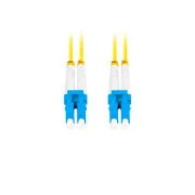 LANBERG patch cord optic SM LC/UPC-LC/UPC duplex 5m LSZH G657A1 diametru 3mm, culoare galbenă