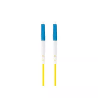 LANBERG patch cord optic SM LC/UPC-LC/UPC simplex 5m LSZH G657A1 diametru 3mm, culoare galbenă