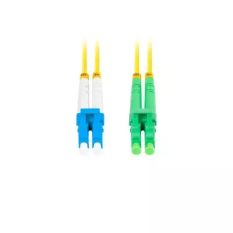 LANBERG patch cord optic SM LC/APC-LC/UPC duplex 2m LSZH G657A1 diametru 3mm, culoare galbenă LANBERG patch cord optic SM LC/APC-LC/UPC duplex 2m LSZH G657A1 diametru 3mm, culoare galbenă