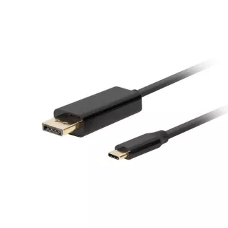 Cablu Lanberg USB-C(M)->DisplayPort(M) 1m 4K 60Hz negru