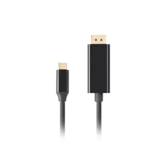 Cablu Lanberg USB-C(M)->DisplayPort(M) 1m 4K 60Hz negru