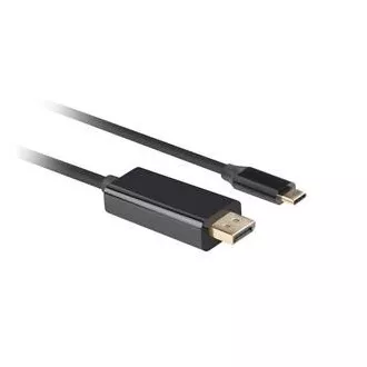 Cablu Lanberg USB-C(M)->DisplayPort(M) 1m 4K 60Hz negru