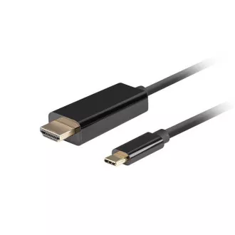 Cablu Lanberg USB-C(M)->HDMI(M) 1m 4K 60Hz negru