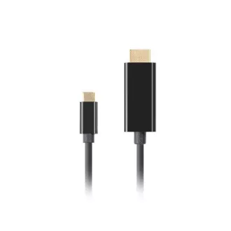 Cablu Lanberg USB-C(M)->HDMI(M) 1.8m 4K 60Hz negru