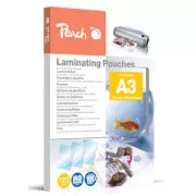 Folii de laminare PEACH A3 (303x426mm), 125mic, lucioase, 100 buc.