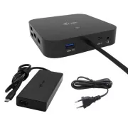 I-tec USB-C HDMI + Stație de andocare DP duală cu livrare de energie 100 W + încărcător universal i-tec 112 W