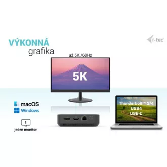 I-tec USB-C HDMI + Stație de andocare DP duală cu livrare de energie 100 W + încărcător universal i-tec 112 W