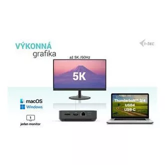 I-tec USB-C HDMI + Stație de andocare DP duală cu livrare de energie 100 W + încărcător universal i-tec 112 W