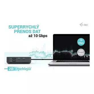 I-tec USB-C HDMI + Stație de andocare DP duală cu livrare de energie 100 W + încărcător universal i-tec 112 W