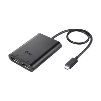 Adaptor video DP I-tec USB-C Dual 4K/60Hz (singure 8K/30Hz)