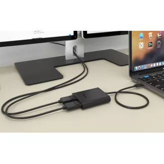 Adaptor video DP I-tec USB-C Dual 4K/60Hz (singure 8K/30Hz)