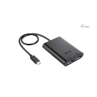 Adaptor video DP I-tec USB-C Dual 4K/60Hz (singure 8K/30Hz)