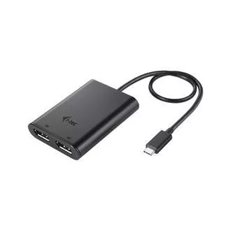 Adaptor video DP I-tec USB-C Dual 4K/60Hz (singure 8K/30Hz)