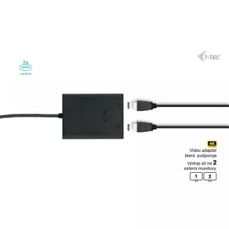 Adaptor video HDMI I-tec USB-C Dual 4K/60Hz (singure 8K/30Hz) Adaptor video HDMI I-tec USB-C Dual 4K/60Hz (singure 8K/30Hz)
