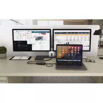 Adaptor video HDMI I-tec USB-C Dual 4K/60Hz (singure 8K/30Hz) Adaptor video HDMI I-tec USB-C Dual 4K/60Hz (singure 8K/30Hz)