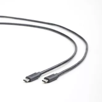 Cablu GEMBIRD CABLEXPERT Cablu USB 3.1 tip C la tip C (CM/CM), 1 m, date, negru