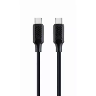 Cablu USB PD (livrare energie) GEMBIRD CABLEXPERT, 100 W, cablu tip C la tip C (CM/CM), 1,5 m, date și alimentare, negru