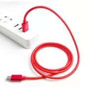 Cablu Crono USB 2.0/ USB A masculin - microUSB masculin, 1,0 m, roșu premium
