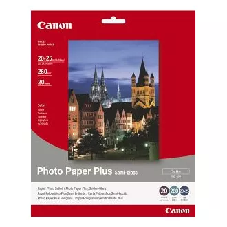 Hârtie foto Canon SG-201 - 20x25cm (8x10inch) - 260g/m2 - 20 coli - semilucioasă