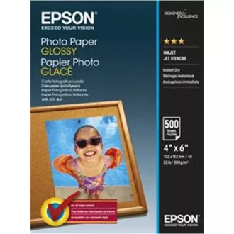 Hârtie EPSON 10x15 - 200g/m2 - 500 coli - hârtie foto lucioasă
